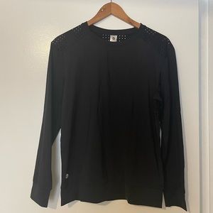 Senita Athletics Laser Cut Pullover Top